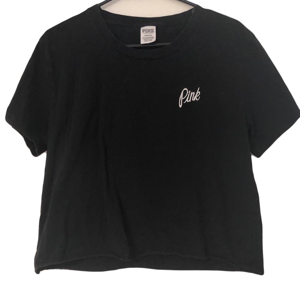 VS PINK Crop Top T Shirt Size Large